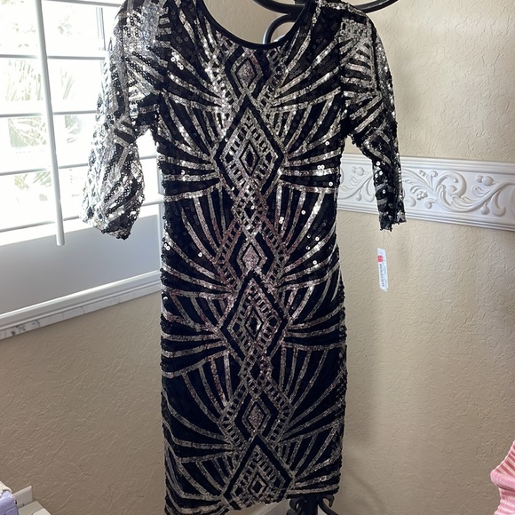 Midnight Doll sequined bodycon minidress NWT! - Picture 3 of 5